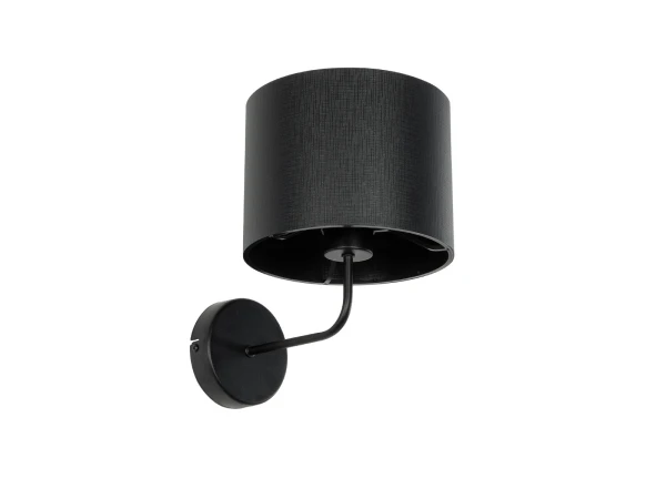 GLOBOSTAR® RALPH 203-0038 Vintage Φωτιστικό Τοίχου - Απλίκα με Ντουί 1 x E27 AC 220-240V IP20 - Μαύρο - Μ22 x Π29 x Υ30cm