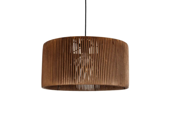 GLOBOSTAR® KYCLOS 203-0047 Boho Κρεμαστό Φωτιστικό Οροφής με Ντουί 1 x E27 AC 220-240V IP20 - Καφέ - M40 x Π40 x Υ25.5cm GLOBOSTAR® KYCLOS 203-0047 Boho Κρεμαστό Φωτιστικό Οροφής με Ντουί 1 x E27 AC 220-240V IP20 - Καφέ - M40 x Π40 x Υ25.5cm