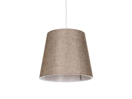 GLOBOSTAR® CONEY 203-0073 Μοντέρνο Κρεμαστό Φωτιστικό Οροφής με Ντουί 1 x E27 AC 220-240V IP20 - Καφέ - Μ26 x Π26 x Υ25cm