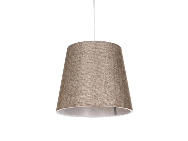 GLOBOSTAR® CONEY 203-0073 Μοντέρνο Κρεμαστό Φωτιστικό Οροφής με Ντουί 1 x E27 AC 220-240V IP20 - Καφέ - Μ26 x Π26 x Υ25cm