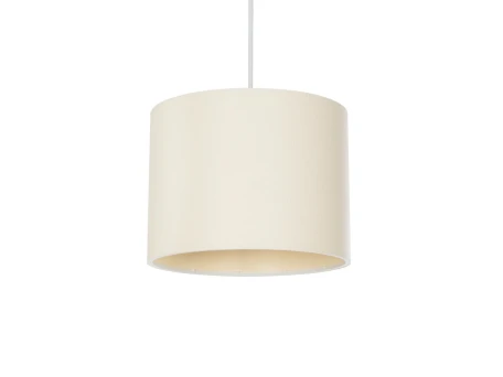 GLOBOSTAR® BLAZE 203-0106 Μοντέρνο Κρεμαστό Φωτιστικό Οροφής με Ντουί 1 x E27 AC 220-240V IP20 - Μπεζ - Μ22 x Π22 x Υ20cm