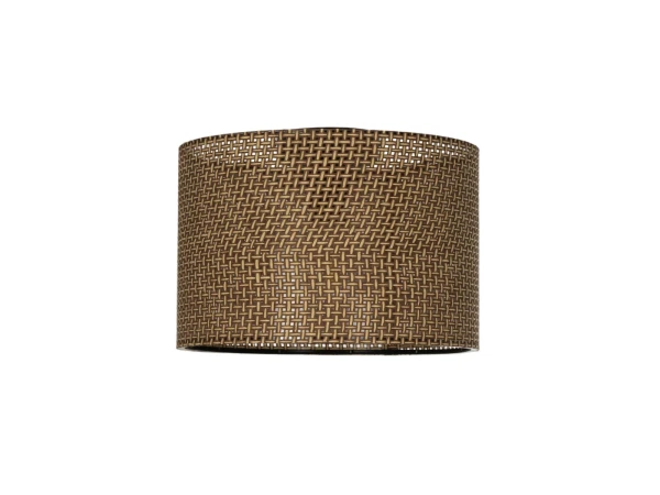 GLOBOSTAR® CILIO 203-0151 Μοντέρνο Φωτιστικό Οροφής με Ντουί 1 x E27 AC 220-240V IP20 - Καφέ - Μ30 x Π30 x Υ22cm