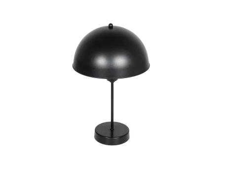 GLOBOSTAR® GAZETA 203-0296 Μοντέρνο Επιτραπέζιο Φωτιστικό Πορτατίφ με Ντουί 1 x E27 AC 220-240V IP20 - Μαύρο - Μ25 x Π25 x Υ39cm