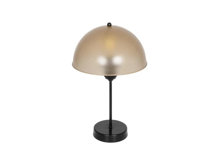 GLOBOSTAR® GAZETA 203-0297 Μοντέρνο Επιτραπέζιο Φωτιστικό Πορτατίφ με Ντουί 1 x E27 AC 220-240V IP20 - Μαύρο & Καφέ - Μ25 x Π25 x Υ39cm