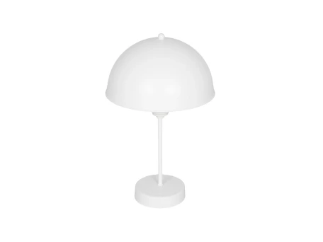 GLOBOSTAR® GAZETA 203-0301 Μοντέρνο Επιτραπέζιο Φωτιστικό Πορτατίφ με Ντουί 1 x E27 AC 220-240V IP20 - Λευκό  - Μ25 x Π25 x Υ39cm