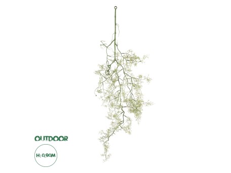 GloboStar® Artificial Garden EUCALYPTUS HANGING BRANCH 20412 Τεχνητό Διακοσμητικό Κρεμαστό Φυτό Ευκάλυπτος Υ90cm