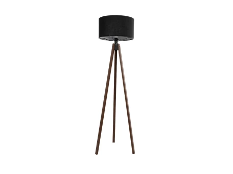 GLOBOSTAR® SAGA 204-0038 Μοντέρνο Επιδαπέδιο Φωτιστικό με Ντουί 1 x E27 AC 220-240V IP20 - Καφέ & Μαύρο - Μ38 x Π38 x Υ140cm