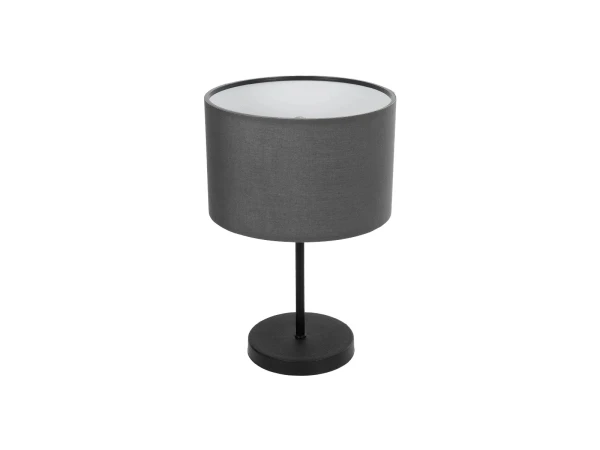 GLOBOSTAR® LARA 204-0076 Μοντέρνο Επιτραπέζιο Φωτιστικό Πορτατίφ με Ντουί 1 x E27 AC 220-240V IP20 - Μαύρο - Μ24 x Π24 x Υ36cm