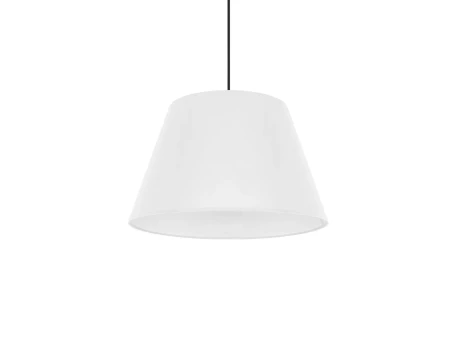 GLOBOSTAR® TRIANGLE 204-0089 Μοντέρνο Κρεμαστό Φωτιστικό Οροφής με Ντουί 1 x E27 AC 220-240V IP20 - Λευκό - Μ35 x Π35 x Υ24cm