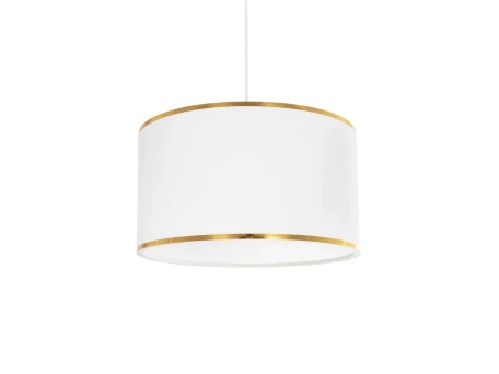 GLOBOSTAR® LOFTY 204-0091 Μοντέρνο Κρεμαστό Φωτιστικό Οροφής με Ντουί 1 x E27 AC 220-240V IP20 - Λευκό - Μ37 x Π37 x Υ21cm