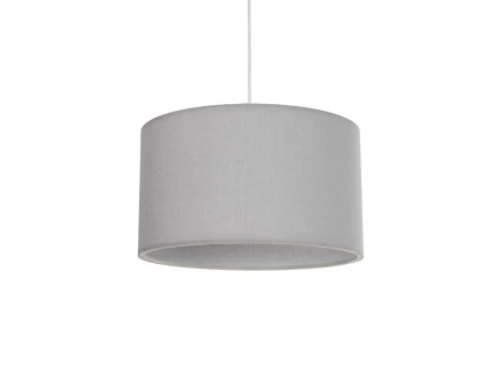 GLOBOSTAR® LOFTY 204-0093 Μοντέρνο Κρεμαστό Φωτιστικό Οροφής με Ντουί 1 x E27 AC 220-240V IP20 - Γκρι - Μ37 x Π37 x Υ21cm