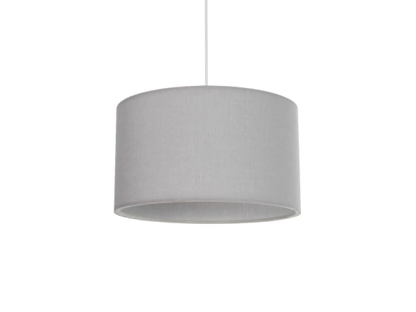 GLOBOSTAR® LOFTY 204-0093 Μοντέρνο Κρεμαστό Φωτιστικό Οροφής με Ντουί 1 x E27 AC 220-240V IP20 - Γκρι - Μ37 x Π37 x Υ21cm