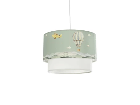 GLOBOSTAR® BALLON 204-0120 Παιδικό Κρεμαστό Φωτιστικό Οροφής με Ντουί 1 x E27 AC 220-240V IP20 - Πολύχρωμο - Μ30 x Π30 x Υ20cm
