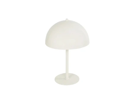 GLOBOSTAR® GASCEIO 204-0140 Μοντέρνο Επιτραπέζιο Φωτιστικό Πορτατίφ με Ντουί 1 x E27 AC 220-240V IP20 - Μπεζ - Μ25 x Π25 x Υ37cm