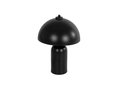 GLOBOSTAR® GASCO 204-0146 Μοντέρνο Επιτραπέζιο Φωτιστικό Πορτατίφ με Ντουί 1 x E27 AC 220-240V IP20 - Μαύρο - Μ26 x Π26 x Υ35cm