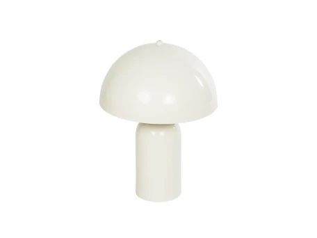 GLOBOSTAR® GASCO 204-0149 Μοντέρνο Επιτραπέζιο Φωτιστικό Πορτατίφ με Ντουί 1 x E27 AC 220-240V IP20 - Μπεζ - Μ26 x Π26 x Υ35cm