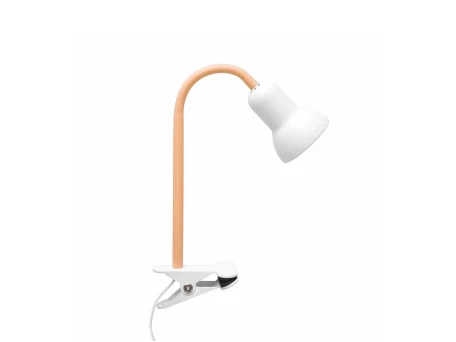 GLOBOSTAR® TAVOLO 204-0151 Παιδικό Επιτραπέζιο Φωτιστικό Πορτατίφ με Ντουί 1 x E14 AC 220-240V IP20 - Πορτοκαλί & Λευκό - Μ11 x Π9 x Υ35cm