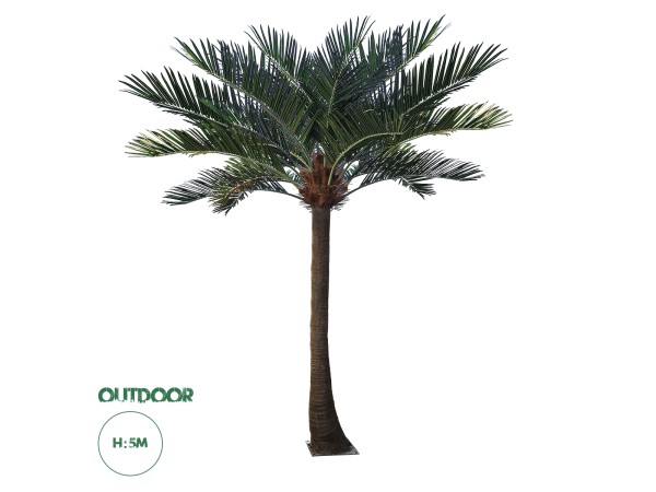 GloboStar® Artificial Garden COCONUT PALM TREE 20594 Τεχνητό Διακοσμητικό Φοινικόδεντρο Κοκοφοίνικας Υ500cm