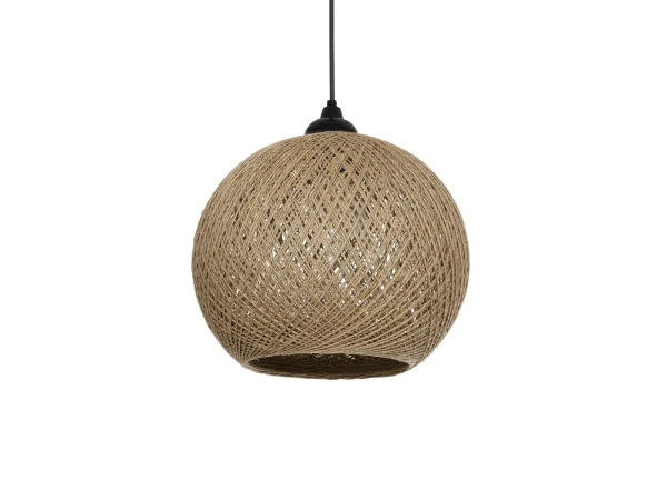 GLOBOSTAR® SOLEI 205-0002 Boho Κρεμαστό Φωτιστικό Οροφής με Ντουί 1 x E27 AC 220-240V IP20 - Μπεζ - M30 x Π30 x Υ26cm GLOBOSTAR® SOLEI 205-0002 Boho Κρεμαστό Φωτιστικό Οροφής με Ντουί 1 x E27 AC 220-240V IP20 - Μπεζ - M30 x Π30 x Υ26cm