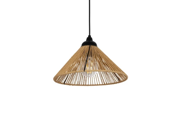 GLOBOSTAR® FUNIS 205-0084 Boho Κρεμαστό Φωτιστικό Οροφής με Ντουί 1 x E27 AC 220-240V IP20 - Μπεζ - M25 x Π25 x Υ16cm GLOBOSTAR® FUNIS 205-0084 Boho Κρεμαστό Φωτιστικό Οροφής με Ντουί 1 x E27 AC 220-240V IP20 - Μπεζ - M25 x Π25 x Υ16cm