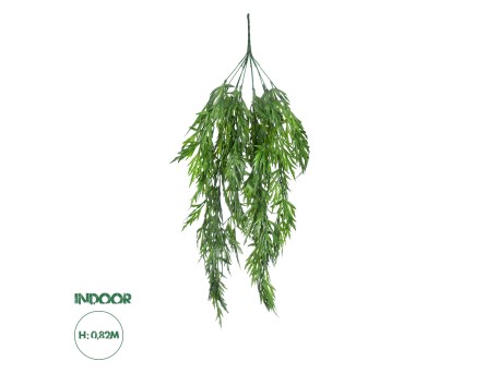 GloboStar® Artificial Garden  CARAWAY HANGING BRANCH 20617 Τεχνητό Κρεμαστό Διακοσμητικό Κρεμαστό κλαδί Κυμινο  Y80cm Σετ 2 τεμαχίων