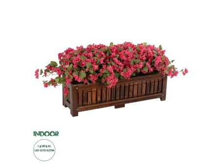 GloboStar® Artificial Garden BOUGAINVILLEA PLANT 20666 Τεχνητό Διακοσμητικό Φυτό Μπουκανβίλια Π145 x Μ70 x Y57cm
