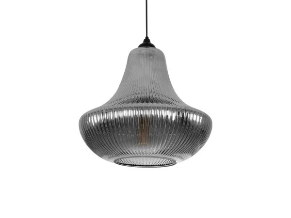 GLOBOSTAR® VERRE 206-0021 Μοντέρνο Κρεμαστό Φωτιστικό Οροφής με Ντουί 1 x E27 AC 220-240V IP20 - Μαύρο Φιμέ - Μ38 x Π38 x Υ34cm GLOBOSTAR® VERRE 206-0021 Μοντέρνο Κρεμαστό Φωτιστικό Οροφής με Ντουί 1 x E27 AC 220-240V IP20 - Μαύρο Φιμέ - Μ38 x Π38 x Υ34cm