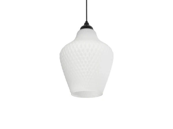 GLOBOSTAR® SKLO 206-0023 Μοντέρνο Κρεμαστό Φωτιστικό Οροφής με Ντουί 1 x E27 AC 220-240V IP20 - Λευκό - Μ22 x Π22 x Υ31cm GLOBOSTAR® SKLO 206-0023 Μοντέρνο Κρεμαστό Φωτιστικό Οροφής με Ντουί 1 x E27 AC 220-240V IP20 - Λευκό - Μ22 x Π22 x Υ31cm