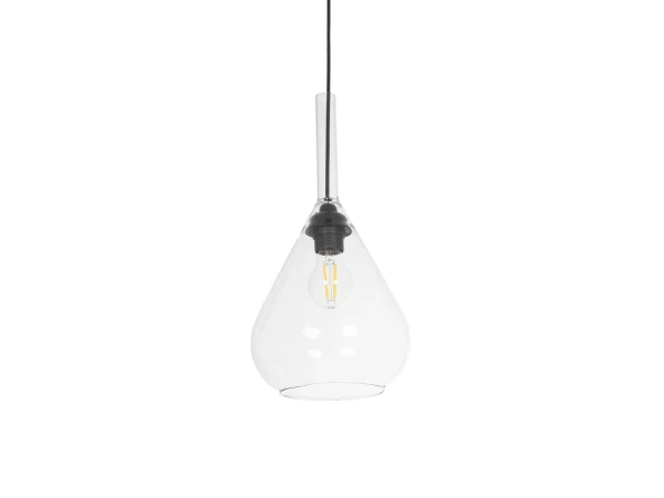 GLOBOSTAR® BALU 206-0043 Μοντέρνο Κρεμαστό Φωτιστικό Οροφής με Ντουί 1 x E27 AC 220-240V IP20 - Διάφανο - Μ20 x Π20 x Υ42cm GLOBOSTAR® BALU 206-0043 Μοντέρνο Κρεμαστό Φωτιστικό Οροφής με Ντουί 1 x E27 AC 220-240V IP20 - Διάφανο - Μ20 x Π20 x Υ42cm