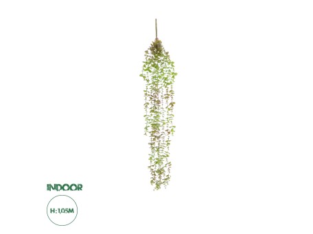 GloboStar® Artificial Garden HANGING EUCALYPTUS 20810 Τεχνητό Διακοσμητικό Κρεμαστό Φυτό Ευκάλυπτος Μ16 x Π9 x Υ105cm