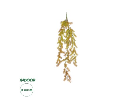 GloboStar® Artificial Garden HANGING CYPRESS 20820 Τεχνητό Διακοσμητικό Κρεμαστό Φυτό Κυπαρίσσι Μ25 x Π15 x Υ80cm