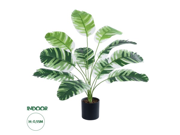 GloboStar® Artificial Garden BANANA PLANT ZEBRA 20929 - Διακοσμητικό Φυτό Μπανανιά Ζέβρα Φ70 x Υ55cm GloboStar® Artificial Garden BANANA PLANT ZEBRA 20929 - Διακοσμητικό Φυτό Μπανανιά Ζέβρα Φ70 x Υ55cm