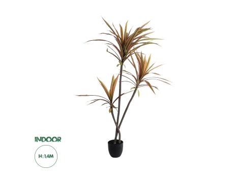 GloboStar® Artificial Garden DRAGON BLOOD TREE 20969 - Τεχνητό Διακοσμητικό Φυτό Δράκαινα Φ100 x Υ140cm