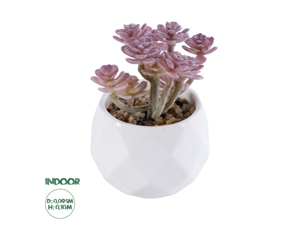 GloboStar® Artificial Garden SUCCULENT SEDUM 20988 Διακοσμητικό Φυτό Παχύφυτο Σέδο Υ10cm