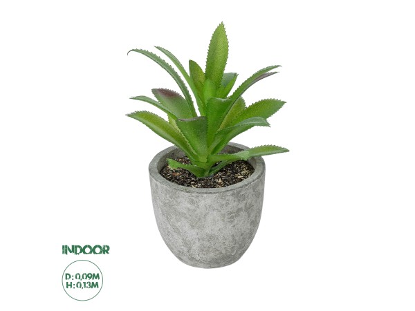 GloboStar® Artificial Garden SUCCULENT ALOE POTTED PLANT 21012 Διακοσμητικό Φυτό Αλόη Φ9 x Υ13cm GloboStar® Artificial Garden SUCCULENT ALOE POTTED PLANT 21012 Διακοσμητικό Φυτό Αλόη Φ9 x Υ13cm
