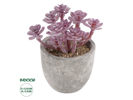 GloboStar® Artificial Garden SUCCULENT SEDUM 21017 Διακοσμητικό Φυτό Παχύφυτο Σέδο Υ10cm