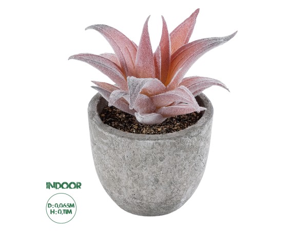 GloboStar® Artificial Garden SUCCULENT ALOE 21032 Διακοσμητικό Φυτό Παχύφυτο Αλόη Υ11cm