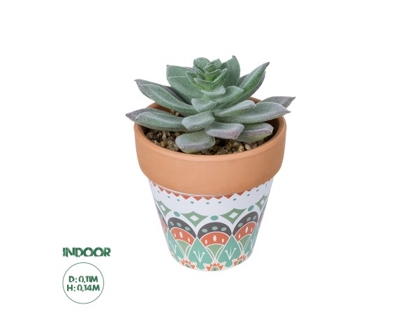 GloboStar® Artificial Garden SUCCULENT SEDEVERIA POTTED PLANT 21041 Διακοσμητικό Φυτό Σεδεβέρια Φ11x Υ14cm GloboStar® Artificial Garden SUCCULENT SEDEVERIA POTTED PLANT 21041 Διακοσμητικό Φυτό Σεδεβέρια Φ11x Υ14cm
