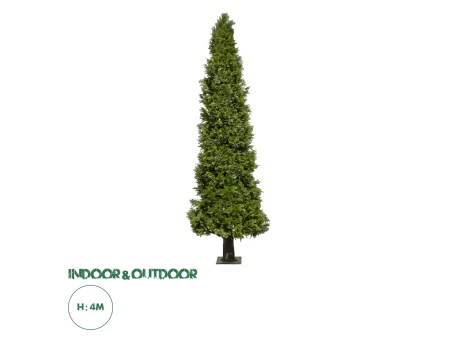 GloboStar® Artificial Garden CYPRESS TREE 21061 Τεχνητό Διακοσμητικό Δέντρο Κυπαρίσσι Μ145 x Π145 x Υ400cm