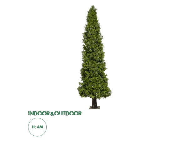 GloboStar® Artificial Garden CYPRESS TREE 21061 Τεχνητό Διακοσμητικό Δέντρο Κυπαρίσσι Μ145 x Π145 x Υ400cm