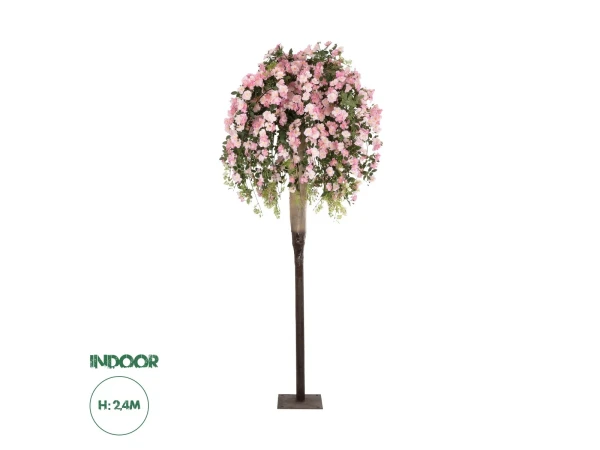 GloboStar® Artificial Garden ROSES TREE 21068 Τεχνητό Διακοσμητικό Δέντρο Τριανταφυλλιά Μ110 x Π110 x Υ240cm GloboStar® Artificial Garden ROSES TREE 21068 Τεχνητό Διακοσμητικό Δέντρο Τριανταφυλλιά Μ110 x Π110 x Υ240cm