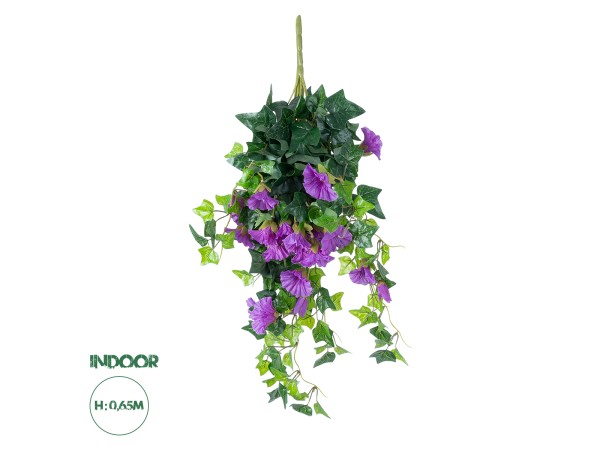 GloboStar® Artificial Garden MORNING GLORY HANGIN PLANT 21132 Τεχνητό Διακοσμητικό Κρεμαστό Κλαδί Ορτανσίας Y65cm GloboStar® Artificial Garden MORNING GLORY HANGIN PLANT 21132 Τεχνητό Διακοσμητικό Κρεμαστό Κλαδί Ορτανσίας Y65cm
