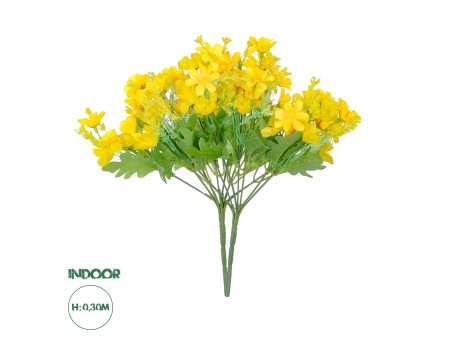 GloboStar® Artificial Garden CHRYSANTHEMUM BRANCH 21134 Τεχνητό Διακοσμητικό Κλαδί Χρυσάνθεμου Y30cm Σετ 2 τεμαχίων