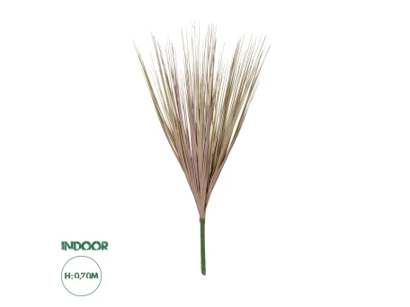 GloboStar® Artificial Garden BEIGE GRASS BOUQUET 21160 Τεχνητό Διακοσμητικό Μπουκέτο Grass Μπεζ Y70cm