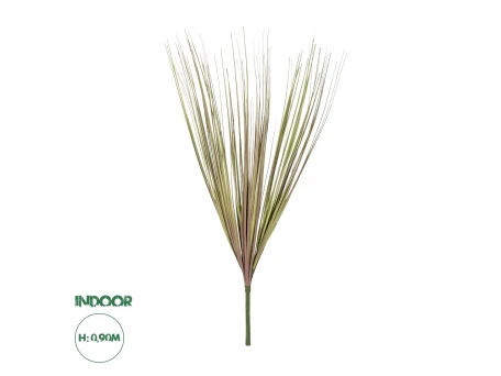 GloboStar® Artificial Garden BEIGE GRASS BOUQUET 21163 Τεχνητό Διακοσμητικό Μπουκέτο Grass Μπεζ Y90cm