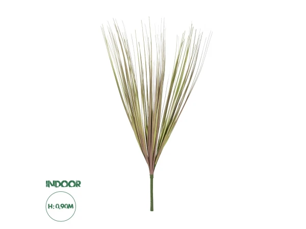 GloboStar® Artificial Garden BEIGE GRASS BOUQUET 21163 Τεχνητό Διακοσμητικό Μπουκέτο Grass Μπεζ Y90cm