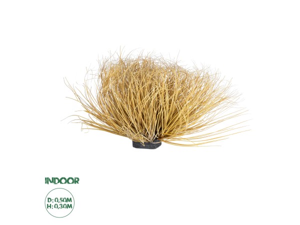 GloboStar® Artificial Garden GRASS BUSH PLANT 21165 Τεχνητό Διακοσμητικό Φυτό Θάμνος Grass Π50cm Y30cm