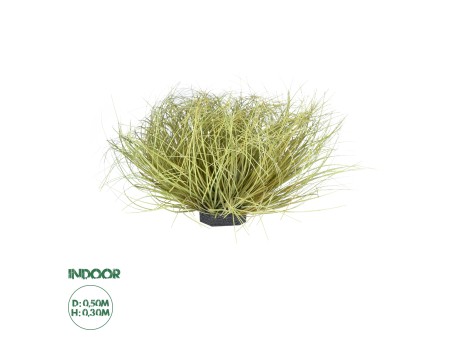 GloboStar® Artificial Garden GRASS BUSH PLANT 21166 Τεχνητό Διακοσμητικό Φυτό Θάμνος Grass Π50cm Y30cm