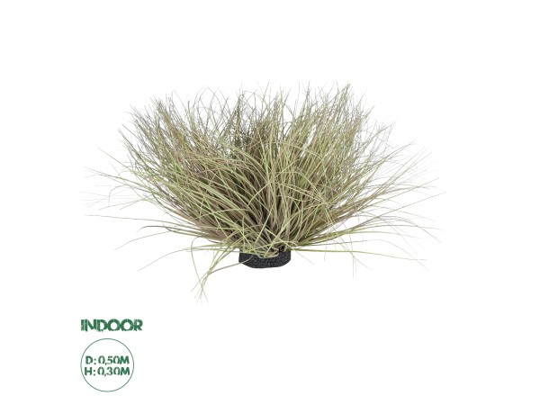 GloboStar® Artificial Garden GRASS BUSH PLANT 21167 Τεχνητό Διακοσμητικό Φυτό Θάμνος Grass Π50cm Y30cm