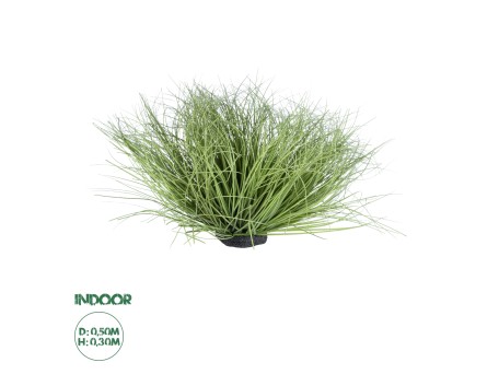 GloboStar® Artificial Garden GRASS BUSH PLANT 21168 Τεχνητό Διακοσμητικό Φυτό Θάμνος Grass Π50cm Y30cm